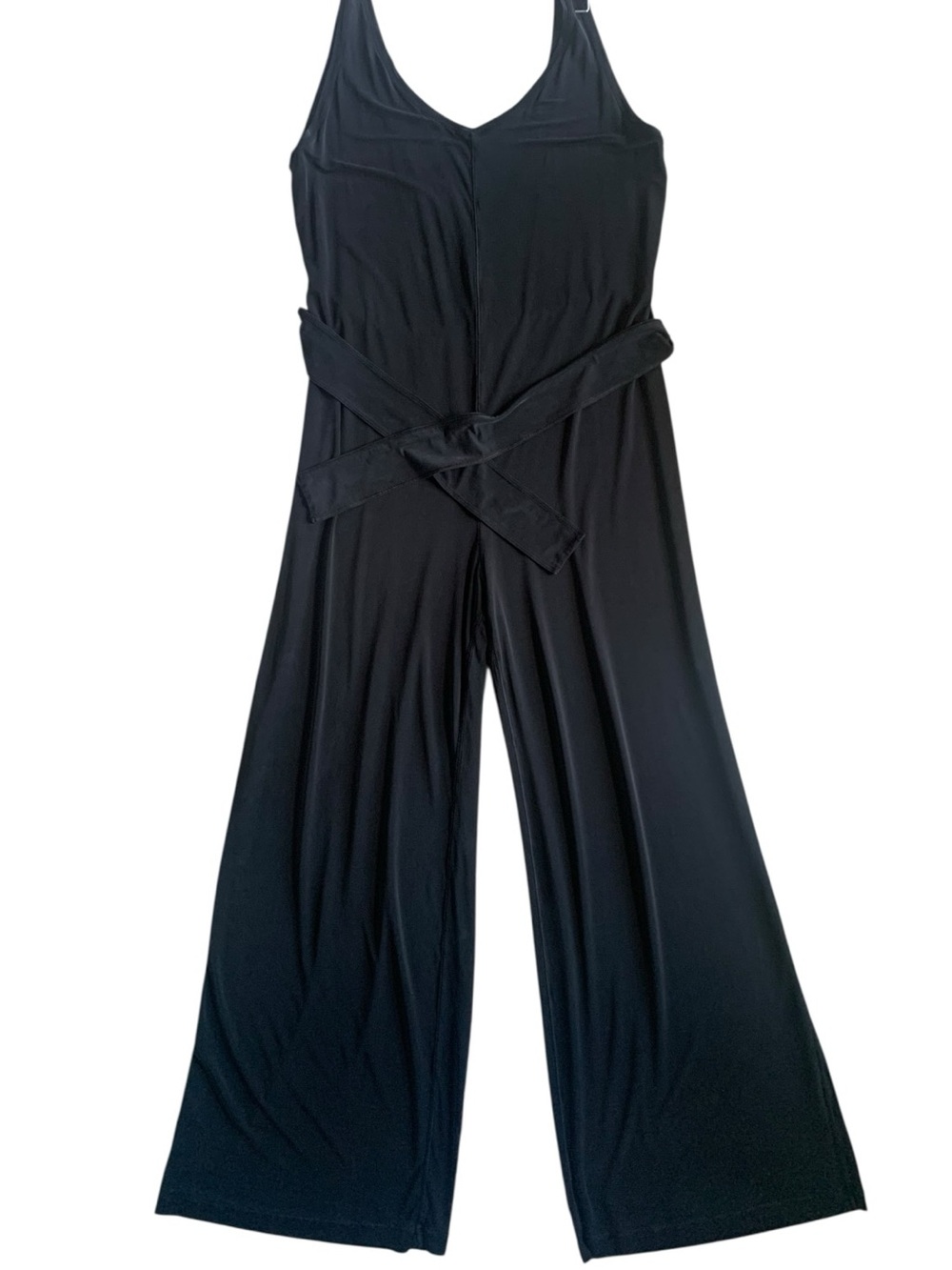 Lululemon Principal Dancer Jumpsuit - Romper Black Wide Leg Flowy Draped *Rare* - Picture 10 of 14